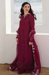 Sahil By Qalamkar Unstitched Lawn Embroidered 3 Piece Suit - QLMSL014 - Neelam - Summer Collection
