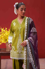 Laanem by Saira Rizwan Unstitched Lawn Embroidered 3 Piece Suit  - SRLMPRT-7A- Neraya-A  Summer Collection