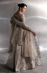 Seraphine by Zarposh Unstitched Chiffon Embroidered 3 Piece Suit- ZRPSHN-05-NOVELLE- Formal Collection
