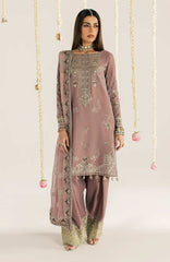 Maya by Nureh Unstitched Embroidered Velvet 3 Piece Suit - NRMYAV-135- Wedding Collection