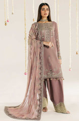 Maya by Nureh Unstitched Embroidered Velvet 3 Piece Suit - NRMYAV-135- Wedding Collection