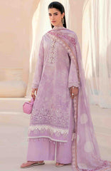 Mausummery Unstitched  Lawn Embroidered  Printed 3 Piece Suit Vol-1 MUSV1EPL-01 - Orchid - Summer Collection