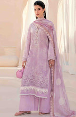 Mausummery Unstitched  Lawn Embroidered  Printed 3 Piece Suit Vol-1 MUSV1EPL-01 - Orchid - Summer Collection