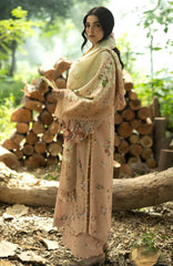 Wilderness by Elaf Unstitched Embroidered Pashmina Shawl  3 Piece Suit ELFWLDW- 4A- PRIMROSE- Winter Collection