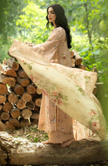 Wilderness by Elaf Unstitched Embroidered Pashmina Shawl  3 Piece Suit ELFWLDW- 4A- PRIMROSE- Winter Collection