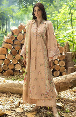 Wilderness by Elaf Unstitched Embroidered Pashmina Shawl  3 Piece Suit ELFWLDW- 4A- PRIMROSE- Winter Collection