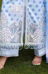 Eid Edit By Sardinia Unstitched Lawn Embroidered 3 Piece Suit -SRDEDL-05- Plam Breeze- Summer Collection