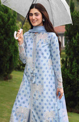 Eid Edit By Sardinia Unstitched Lawn Embroidered 3 Piece Suit -SRDEDL-05- Plam Breeze- Summer Collection