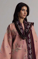 Coco  By Zara Shahjahan Unstitched Khaddar Embroidered 3 Piece Suit - CCZSKRDW-3A- RAKHSH- Winter Collection