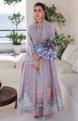 Sahil By Qalamkar Unstitched Lawn Embroidered 3 Piece Suit - QLMSL011 - Rehma - Summer Collection