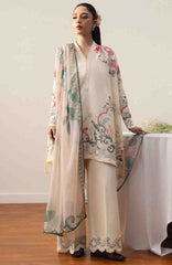 Coco Prints Drop-Two By Zara Shahjahan Unstitched Lawn Printed 3 Piece Suit - CCZSDIILP-9B- Rei- Summer Collection