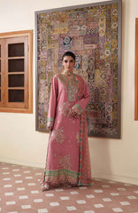 Mahenoor by Roheenaz Unstitched  Raw Silk Embroidered  3 Piece Suit - RHNMNRF03- Pari Rukh- Festive Collection
