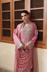 Mahenoor by Roheenaz Unstitched  Raw Silk Embroidered  3 Piece Suit - RHNMNRF03- Pari Rukh- Festive Collection