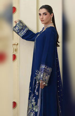 Mahenoor by Roheenaz Unstitched  Raw Silk Embroidered  3 Piece Suit - RHNMNRF05- HUSN ARA - Festive Collection
