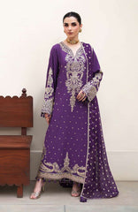 Mahenoor by Roheenaz Unstitched  Raw Silk Embroidered  3 Piece Suit - RHNMNRF07- RUKHSAR - Festive Collection