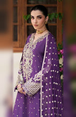 Mahenoor by Roheenaz Unstitched  Raw Silk Embroidered  3 Piece Suit - RHNMNRF07- RUKHSAR - Festive Collection