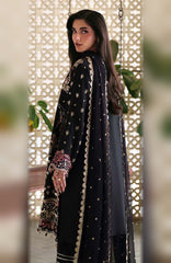 Mahenoor by Roheenaz Unstitched  Raw Silk Embroidered  3 Piece Suit - RHNMNRF04- Chandni- Festive Collection