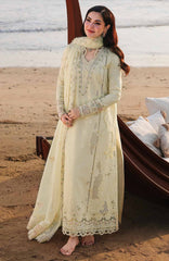 Sahil  By Qalamkar Unstitched Lawn Embroidered 3 Piece Suit - QLMSL03 - Safa - Summer Collection