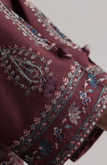 Coco  By Zara Shahjahan Unstitched Khaddar Embroidered 3 Piece Suit - CCZSKRDW-1A- SARD- Winter Collection