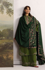 Coco  By Zara Shahjahan Unstitched Khaddar Embroidered 3 Piece Suit - CCZSKRDW-5B- SHAB- Winter Collection