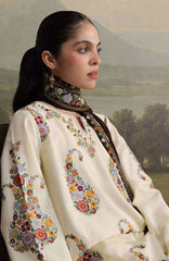 Coco  By Zara Shahjahan Unstitched Khaddar Embroidered 3 Piece Suit - CCZSKRDW-6A- SHIREEN- Winter Collection