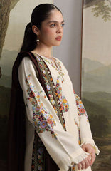 Coco  By Zara Shahjahan Unstitched Khaddar Embroidered 3 Piece Suit - CCZSKRDW-6A- SHIREEN- Winter Collection