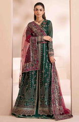 Zaeva By Xenia Unstitched Raw Silk Embroidered 3 Piece Suit- XNZVAF-04- LAZEH- Formal Collection