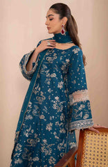 Zaeva By Xenia Unstitched Raw Silk Embroidered 3 Piece Suit- XNZVAF-02- SAZIL- Formal Collection