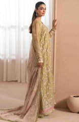 Zaeva By Xenia Unstitched Raw Silk Embroidered 3 Piece Suit- XNZVAF-03- NIVVI- Formal Collection