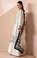 Zaeva By Xenia Unstitched Raw Silk Embroidered 3 Piece Suit- XNZVAF-05- OMAVI -Formal Collection