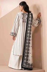 Zaeva By Xenia Unstitched Raw Silk Embroidered 3 Piece Suit- XNZVAF-05- OMAVI -Formal Collection
