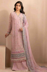 Zaeva By Xenia Unstitched Raw Silk Embroidered 3 Piece Suit- XNZVAF-01-FARIDA-  Formal Collection