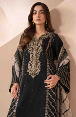 Zaeva By Xenia Unstitched Raw Silk Embroidered 3 Piece Suit- XNZVAF-06- AYANEH- Formal Collection