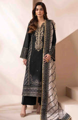 Zaeva By Xenia Unstitched Raw Silk Embroidered 3 Piece Suit- XNZVAF-06- AYANEH- Formal Collection
