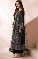 Zaeva By Xenia Unstitched Raw Silk Embroidered 3 Piece Suit- XNZVAF-06- AYANEH- Formal Collection