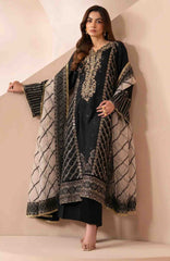 Zaeva By Xenia Unstitched Raw Silk Embroidered 3 Piece Suit- XNZVAF-06- AYANEH- Formal Collection