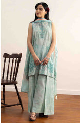 Coco Prints Drop-Two By Zara Shahjahan Unstitched Lawn Printed 3 Piece Suit - CCZSDIILP-3B- Sora- Summer Collection