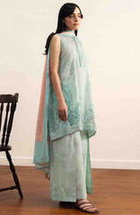 Coco Prints Drop-Two By Zara Shahjahan Unstitched Lawn Printed 3 Piece Suit - CCZSDIILP-3B- Sora- Summer Collection