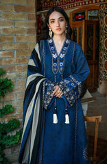 Broadway  Echoes of Registan By Mushq  Unstitched Embroidered Jacquard 3 Piece Suit -MSQBDWY- SAPPHIRE SULTANA- Winter Collection