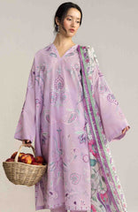 Coco Lawn Edit II by Zara Shahjahan Unstitched  Lawn Embroidered 3 Piece Suit -CCZSEDLII-4A - Sia- Summer Collection