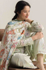 Coco Lawn Edit II by Zara Shahjahan Unstitched  Lawn Embroidered 3 Piece Suit -CCZSEDLII-4B - Sia- Summer Collection