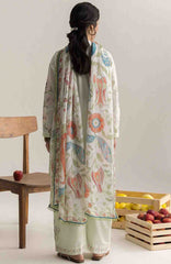 Coco Lawn Edit II by Zara Shahjahan Unstitched  Lawn Embroidered 3 Piece Suit -CCZSEDLII-4B - Sia- Summer Collection