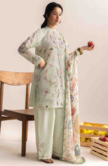 Coco Lawn Edit II by Zara Shahjahan Unstitched  Lawn Embroidered 3 Piece Suit -CCZSEDLII-4B - Sia- Summer Collection