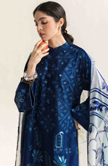 Coco Lawn Edit II by Zara Shahjahan Unstitched  Lawn Embroidered 3 Piece Suit -CCZSEDLII-9A - Soren- Summer Collection