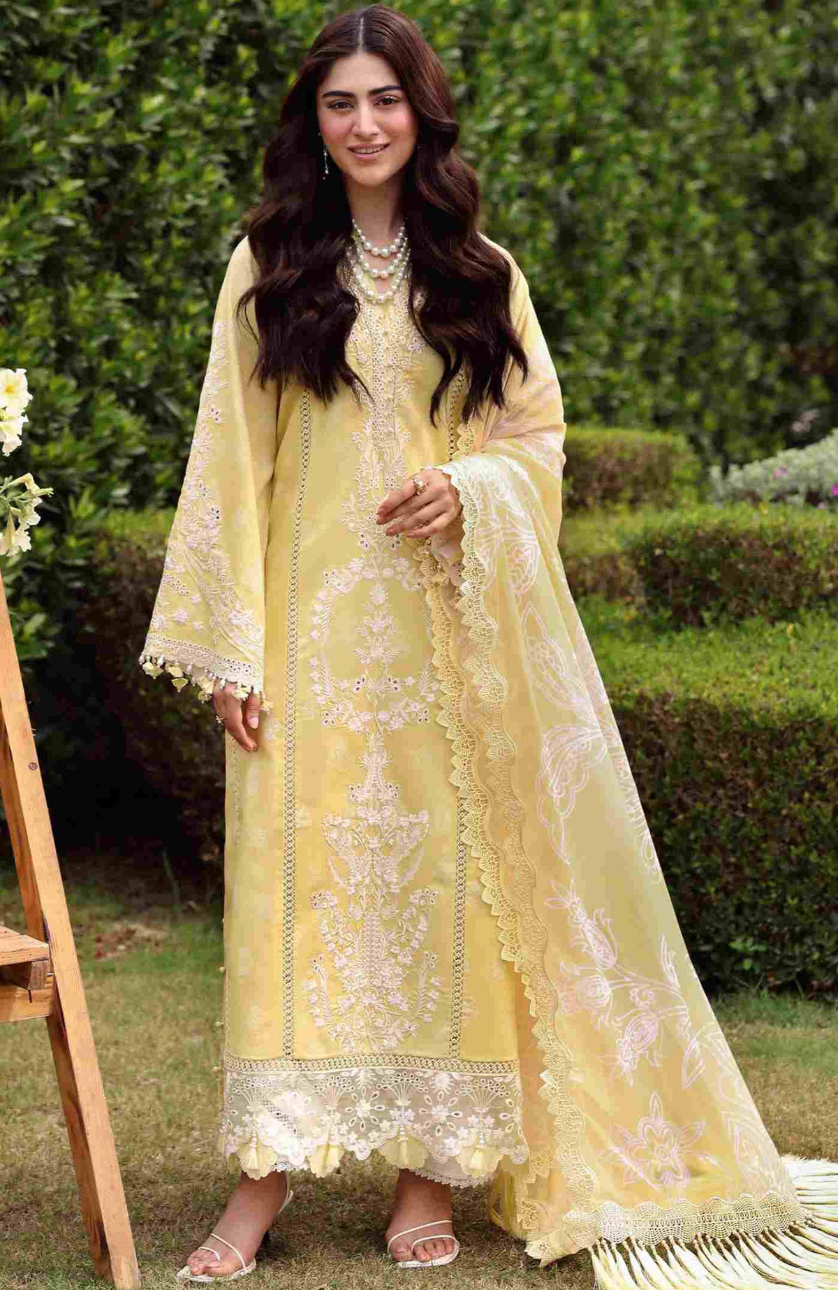Eid Edit By Sardinia Unstitched Lawn Embroidered 3 Piece Suit -SRDEDL-04- Sunlit Trail- Summer Collection