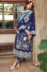 The Secret Garden - Beyond the Garden - Hemline By Mushq Unstitched Lawn Embroidered 3 Piece Suit - MQHMSGBTGL-10 -Sylphae - Summer Collection