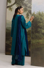 Coco  By Zara Shahjahan Unstitched Khaddar Embroidered 3 Piece Suit - CCZSKRDW-7A- TABASSUM- Winter Collection