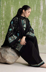 Coco  By Zara Shahjahan Unstitched Khaddar Embroidered 3 Piece Suit - CCZSKRDW-7B- TABASSUM- Winter Collection