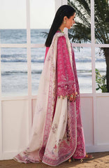 Sahil By Qalamkar Unstitched Lawn Embroidered 3 Piece Suit - QLMSL013 - Tara - Summer Collection