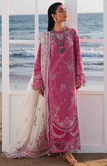 Sahil By Qalamkar Unstitched Lawn Embroidered 3 Piece Suit - QLMSL013 - Tara - Summer Collection